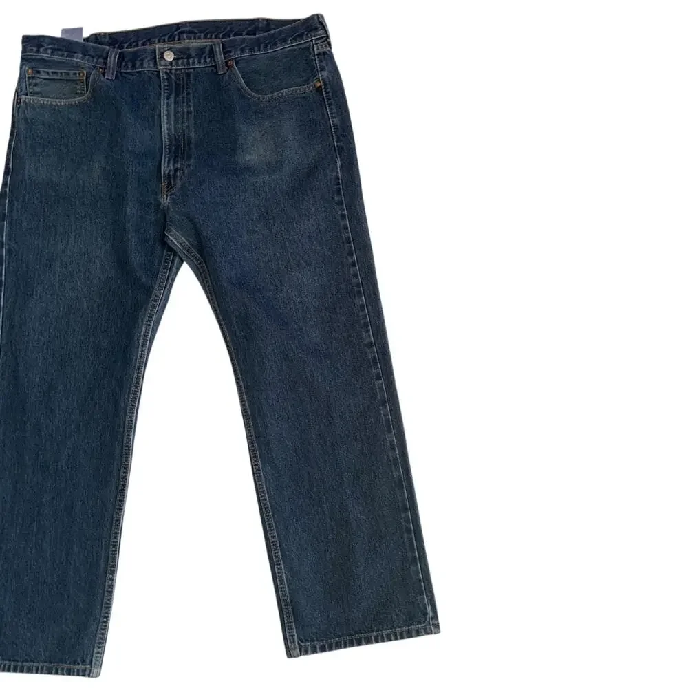Levi's 505 Men's Size 42x30 Regular Fit Straight Leg Non-Stretch Denim Jeans